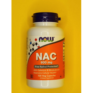 NOW NAC - N-ACETYL-CYSTEINE 600 MG (100 VEG KAPSZULA)