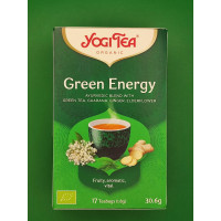 Yogi tea Ayurveda zöld energia gyógynövényekkel 17X