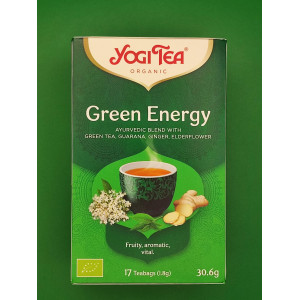 Yogi tea Ayurveda zöld energia gyógynövényekkel 17X