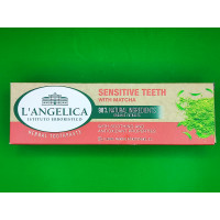 L'Angelica fogkrém érzékeny fogakra Matcha-val 75ml Fluoridmentes