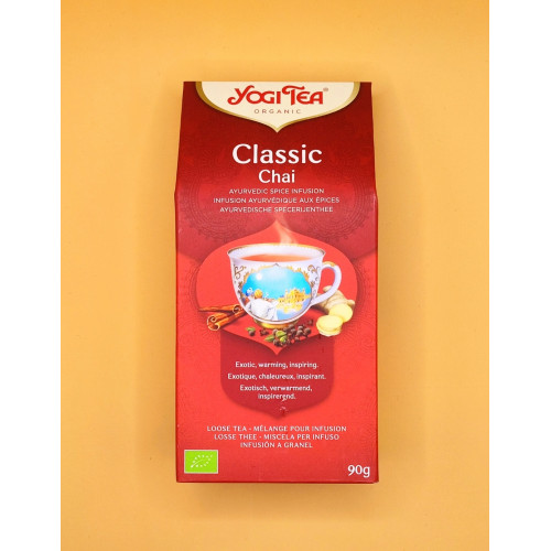 Yogi Tea® Klasszikus szálas chai bio tea 90g