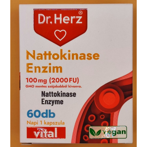 Dr Herz Nattokinase enzim 100mg 2000qU kapszula 60x